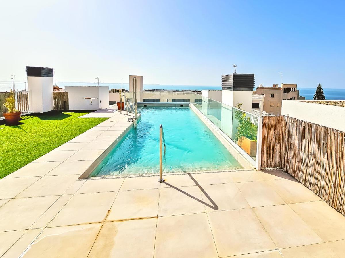 Oceanfront Duplex With A Rooftop Pool And Terrace El Puerto de Santa María Εξωτερικό φωτογραφία
